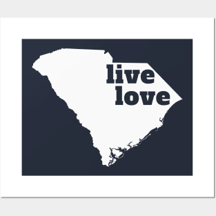 South Carolina - Live Love South Carolina Posters and Art